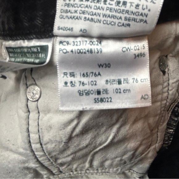 Black Levi’s 501 Shorts Women’s 4 Button Fly No Zipper 100% Cotton Waist 30 - Picture 8 of 10